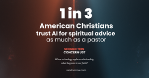 AI spiritual advice graphic